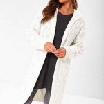 weiße strickjacke damen