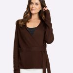 wickelstrickjacke
