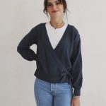 wickelstrickjacke