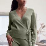wickelstrickjacke